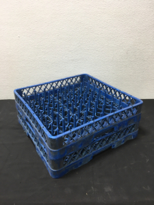 (2) Plastic Plate & Tray Rack