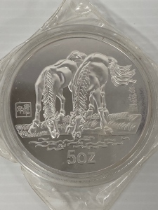 5 Oz Collectors Coin Year Of The Horse