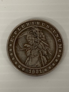 1921 Morgan Indian Maiden Coin