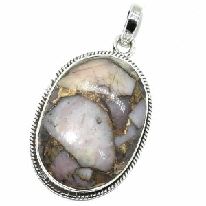 Silver Oyster Turquoise(13.95ct) Pendant