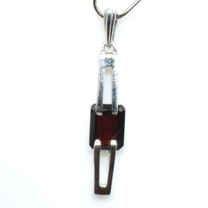 Silver Garnet(1.2ct) Pendant