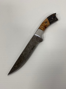 Damascas Hunting Skinning Knife