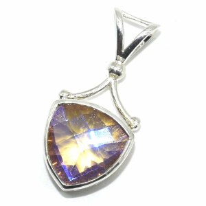 Silver Yellow Mystic(14.1ct) Pendant