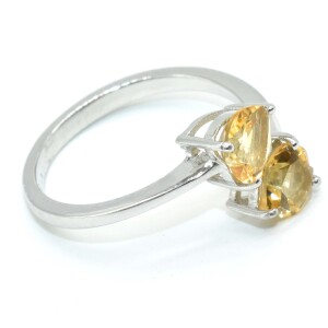 Silver Citrine(1.4ct) Ring