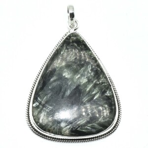 Silver Seraphinite(30.5ct) Pendant