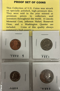 4- Old Proof Set Of Coins