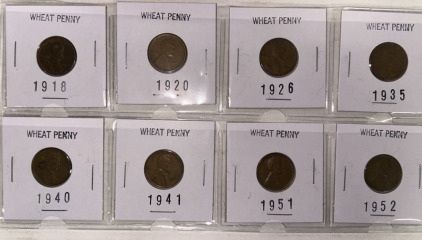 8- Old Wheat Pennies