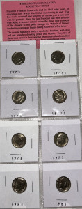 8- Brilliant Uncirculated Roosevelt Dimes