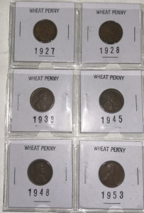 6- Old Wheat Pennies