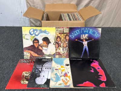 Box Of Vintage Vinyl Records