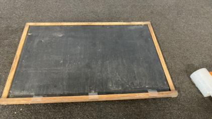 VINTAGE CHALK BOARD (36” X 24”).