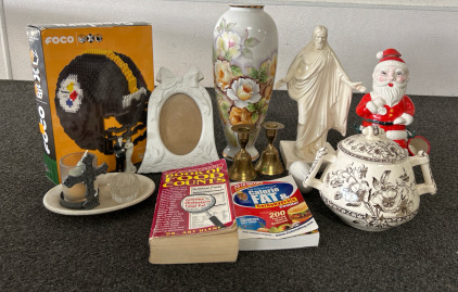 Assorted Antique Porcelain Figurines & More