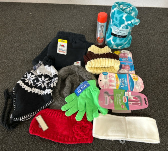 Winter Essentials, Shaving Supplies, & Fleece Blanket