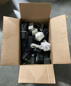 Box of Class 2 Power Plugs and More Plugs