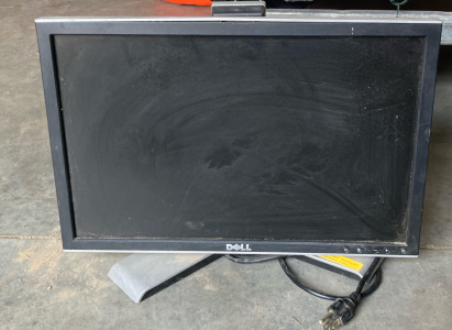 Black & Silver Dell Monitor