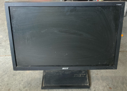 Black Acer Monitor