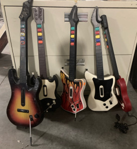 5 Toy Guitars