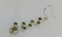 Peridot Silver Earrings - 2
