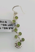 Peridot Silver Earrings - 3