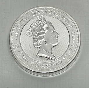 2002 Two Ounce .999 Fine Silver Round