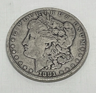 1881 Morgan Silver Dollar