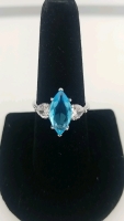 Beautiful Aquamarine Ring-Size 8