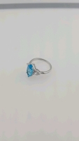 Beautiful Aquamarine Ring-Size 8 - 2