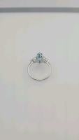 Beautiful Aquamarine Ring-Size 8 - 3