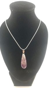 Beautiful Amethyst Waterdrop Necklace