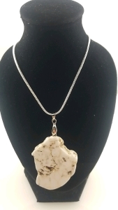 Beautiful White Buffalo Turquoise Necklace