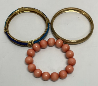 (3) Beautiful Ladies Costume/Craft Bracelets