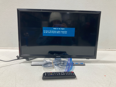 (1) Samsung 22” LED TV With Remote