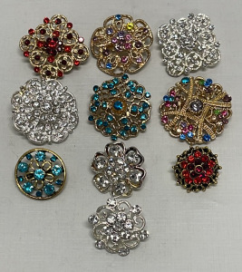 (10) New Vintage Style Jewelry Pins