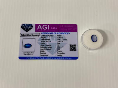 Natural Blue Sapphire