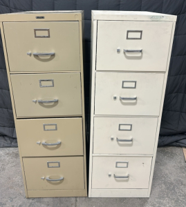 (2) 5-Drawer Office Filing Cabinets