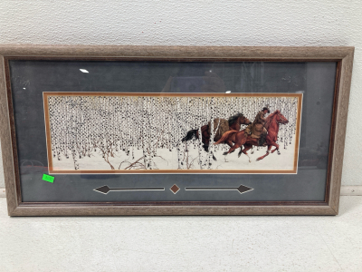 Bev Doolittle “Sacred Ground” Art Piece- Can’t Authenticate- 12”x24”