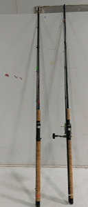 (2) Fishing Rods - (1) Silstar BX-865CMH (1) Silstar BX-865CMH w/ Reel