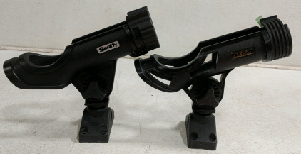 (2) Adjustable Fishing Rod Holders - Scotty & Cabela's Brands