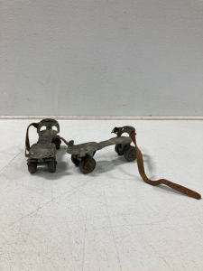 Antique Vintage Roller Skates, Unbranded,