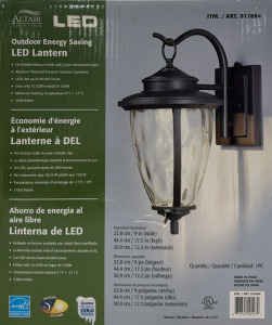 New Altair Lighting Outdoor Energy Saving Lantern