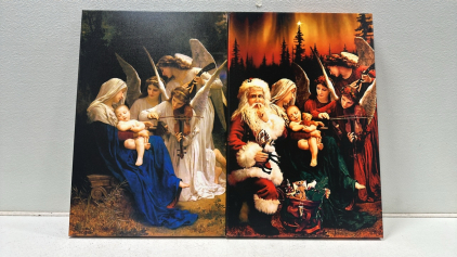 Song of the Angels Canvas Print, Song of th Angels with Saint Nick Canvas Print