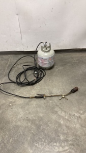 Propane Tank W/ Weed Burner Attachment