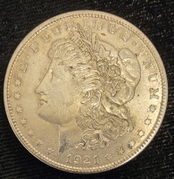 1921 Morgan Silver Dollar- Authenticated