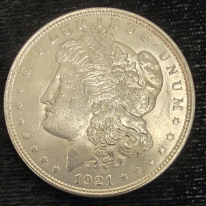 1921 Morgan Silver Dollar- Authenticated