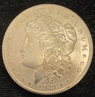 1921 Morgan Silver Dollar- Authenticated