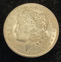 1921 Morgan Silver Dollar- Authenticated