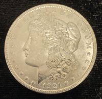 1921 Morgan Silver Dollar- Authenticated