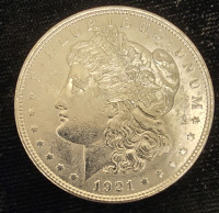 1921 Morgan Silver Dollar- Authenticated