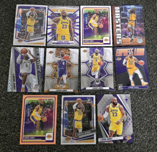 (11) LeBron James NBA Basketball Cards