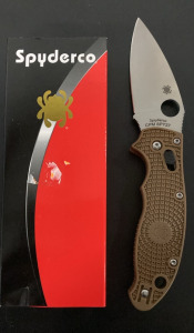 Spyderco CPM SPY27 Golden,Colorado U.S.A. Earth Knife